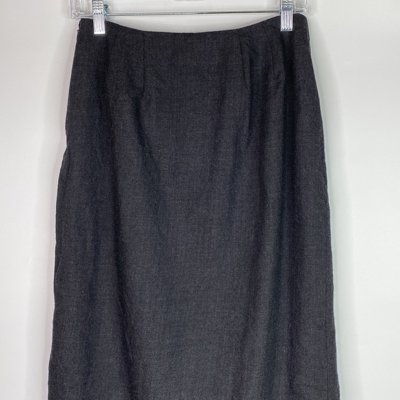 Valerie Stevens Petites Wool Fringe Maxi Skirt 8 Petite - Picture 5 of 14